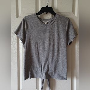 Madewell tie back tee